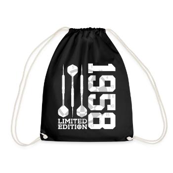 ÉDITION LIMITÉE 1958 FLÉCHETTES 68E ANNIVERSAIRE - Sac de sport léger - noir - Devant