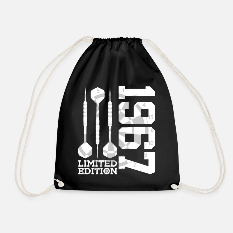 LIMITED EDITION 1967 DARTS 59. GEBURTSTAG - Turnbeutel - Schwarz