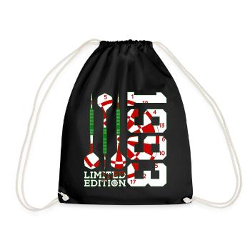 33. GEBURTSTAG DARTS LIMITED EDITION 1993 - Turnbeutel - Schwarz - Vorne