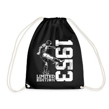 FUßBALL 73. GEBURTSTAG LIMITED EDITION 1953 - Turnbeutel - Schwarz - Vorne