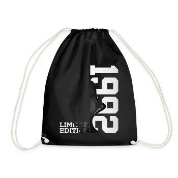 LIMITED EDITION 1992 34TH BIRTHDAY - Drawstring Bag - black - Front