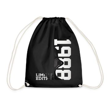 LIMITED EDITION 1988 38TH BIRTHDAY - Drawstring Bag - black - Front