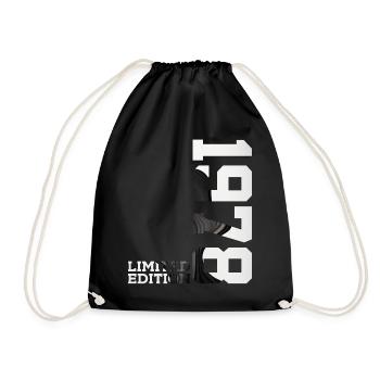 LIMITED EDITION 1978 48TH BIRTHDAY - Drawstring Bag - black - Front