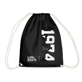 LIMITED EDITION 1974 52ND BIRTHDAY - Drawstring Bag - black - Front