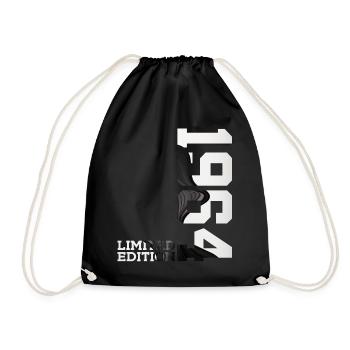 LIMITED EDITION 1964 62ND BIRTHDAY - Drawstring Bag - black - Front