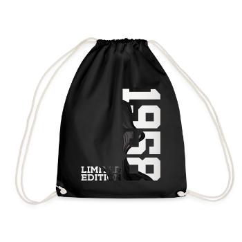 LIMITED EDITION 1958 68TH BIRTHDAY - Drawstring Bag - black - Front
