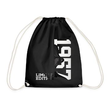 ÉDITION LIMITÉE 69E ANNIVERSAIRE 1957 - Sac de sport léger - noir - Devant
