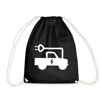 Camionnettes électriques - Sac de sport léger - noir - Devant