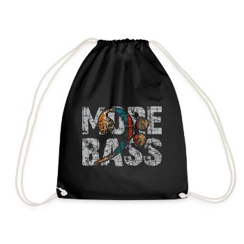 Plus Bass Please Clé de fa pour bassistes - Sac de sport léger - noir - Devant