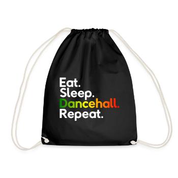 Mangez Sommeil Dancehall Repeat - Sac de sport léger - noir - Devant