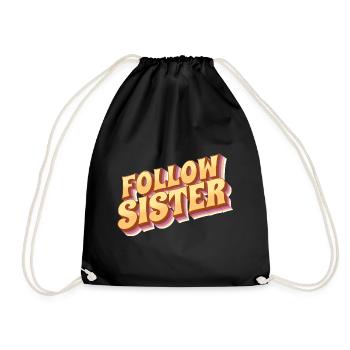 Suivez Sister - Vous jouez du 2e violon - Sac de sport léger - noir - Devant