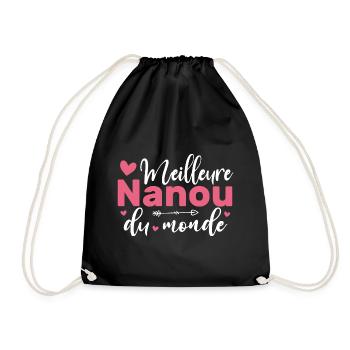 Meilleure Nanou Du Monde - Sac de sport léger - noir - Devant