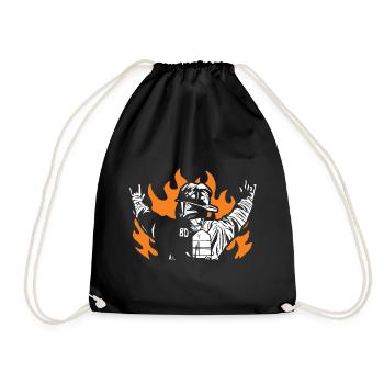 fire brigade - Drawstring Bag - black - Front