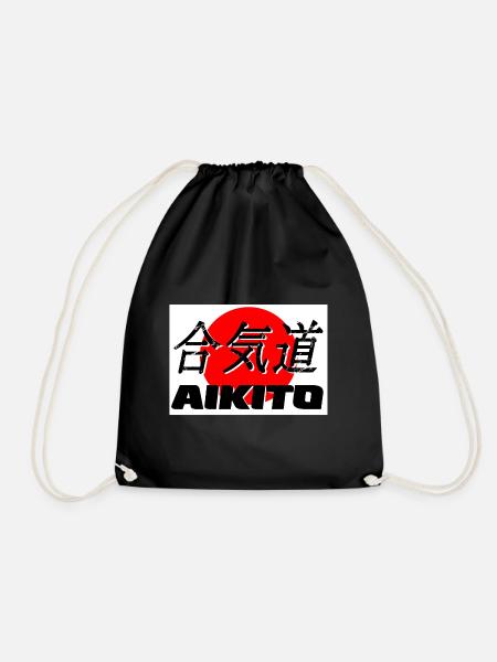 Aikido - Turnbeutel - Schwarz