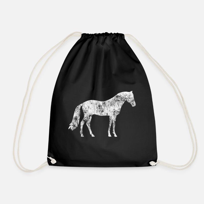 Chevaux - Sac de sport léger - noir
