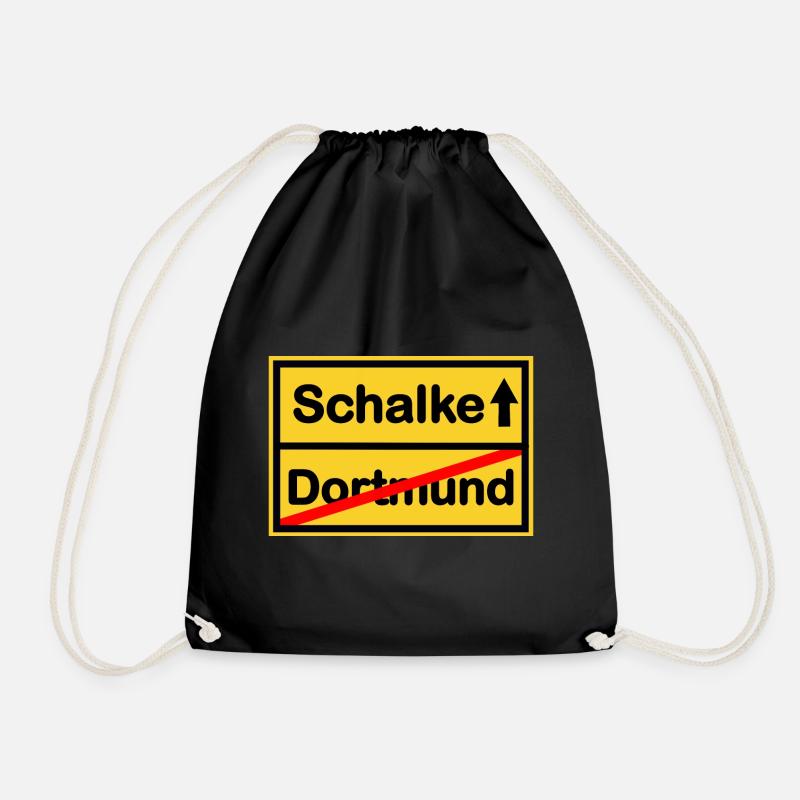 Die Schalker - Turnbeutel - Schwarz