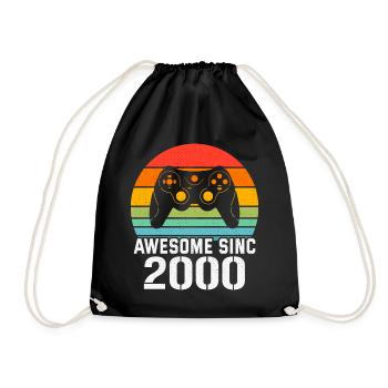 Cadeau Anniversaire 2000 Pour Tous les Gamers 2000 - Sac de sport léger - noir - Devant