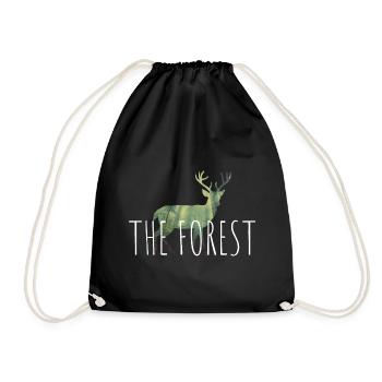 The Forest - Turnbeutel - Schwarz - Vorne