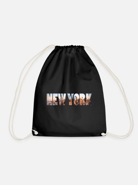 new york - Turnbeutel - Schwarz