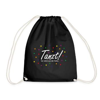 Dances Especially from the series Carnival Tolerance - Drawstring Bag - black - Front