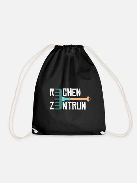 Garten Rechenzentrum - Turnbeutel - Schwarz