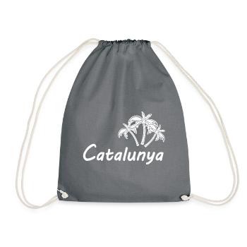 Catalogne - Sac de sport léger - gris - Devant