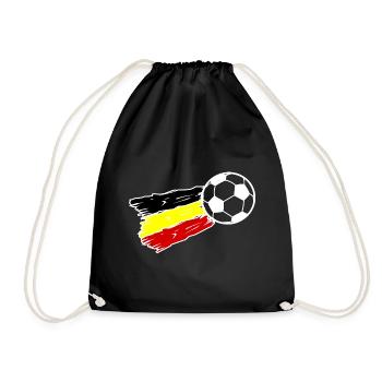 Das Team aus Belgien - Turnbeutel - Schwarz - Vorne