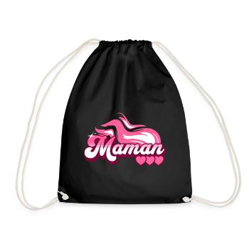 Flamme Cadeau Meilleure Maman - Sac de sport léger - noir - Devant