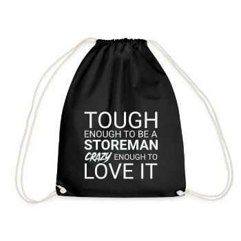Storeman Crazy - Turnbeutel - Schwarz - Vorne