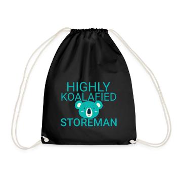 Storeman Koalafied - Turnbeutel - Schwarz - Vorne