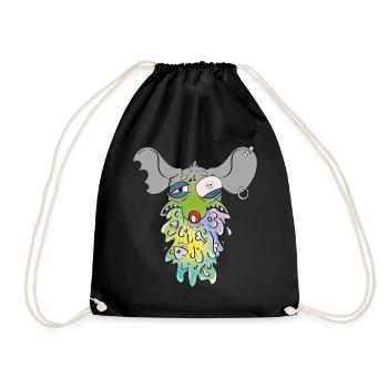 STREET COUNCIL - Drawstring Bag - black - Front