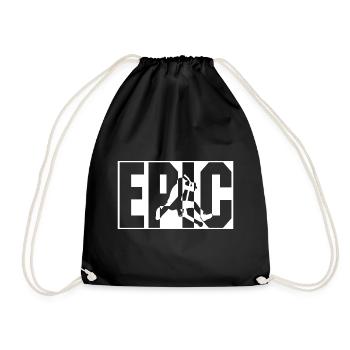 Epic Scooter Sport Hobby Scooter Cadeau - Sac de sport léger - noir - Devant