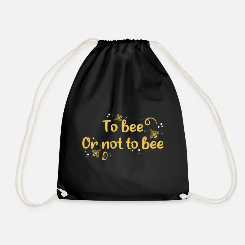 to bee or not to bee - Turnbeutel - Schwarz
