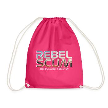 Rebel Scum - Movie Quote Scum Rebels - Drawstring Bag - fuchsia - Front