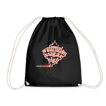Sucre de pastèèe - Sac de sport léger - noir - Devant