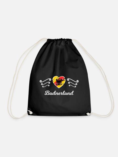 Mein Badnerland - Turnbeutel - Schwarz