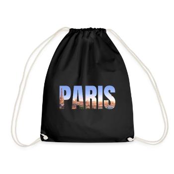 Paris City - Turnbeutel - Schwarz - Vorne