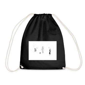 Three Graces: Edgy, Sexy, Elegant - Turnbeutel - Schwarz - Vorne