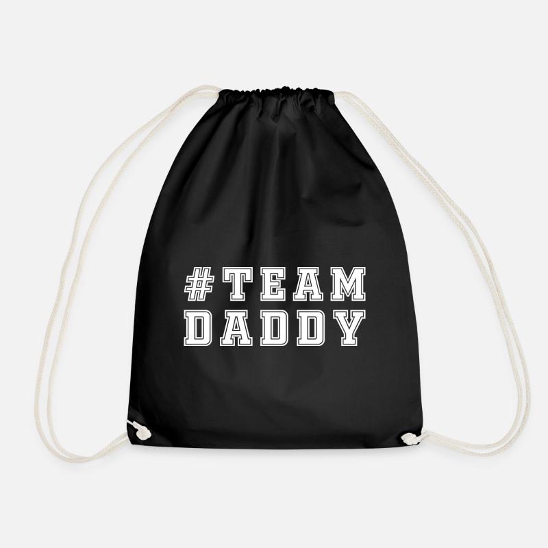 TEAM DADDY - Drawstring Bag - black