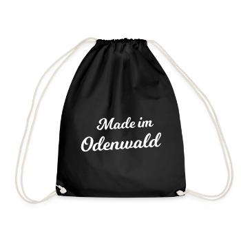 Aus dem Odenwald - Turnbeutel - Schwarz - Vorne