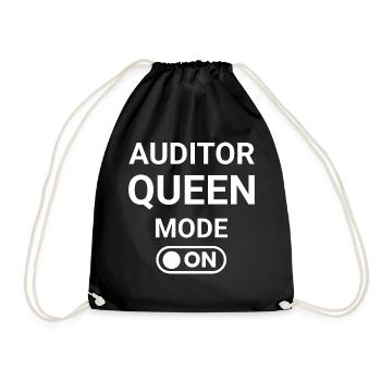 Auditor Queen Mode ON - Drawstring Bag - black - Front
