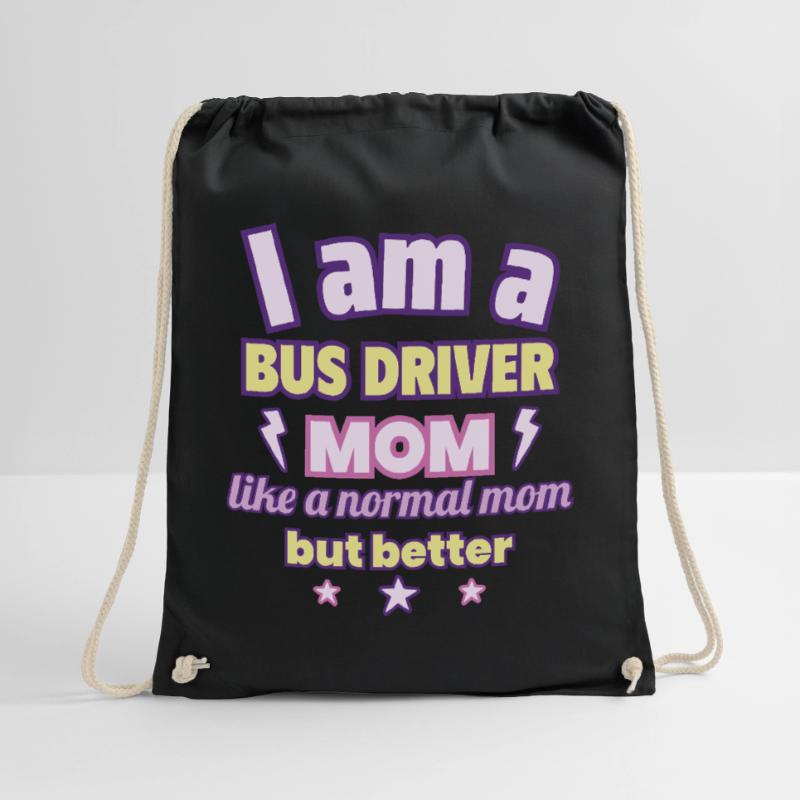 Busfahrerin-Mama, Muttertag Geschenk, Verkehr Turnbeutel