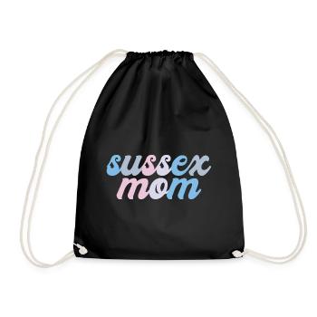 Sussex Spaniel Maman Maman Maîtresse Chien Mama - Sac de sport léger - noir - Devant