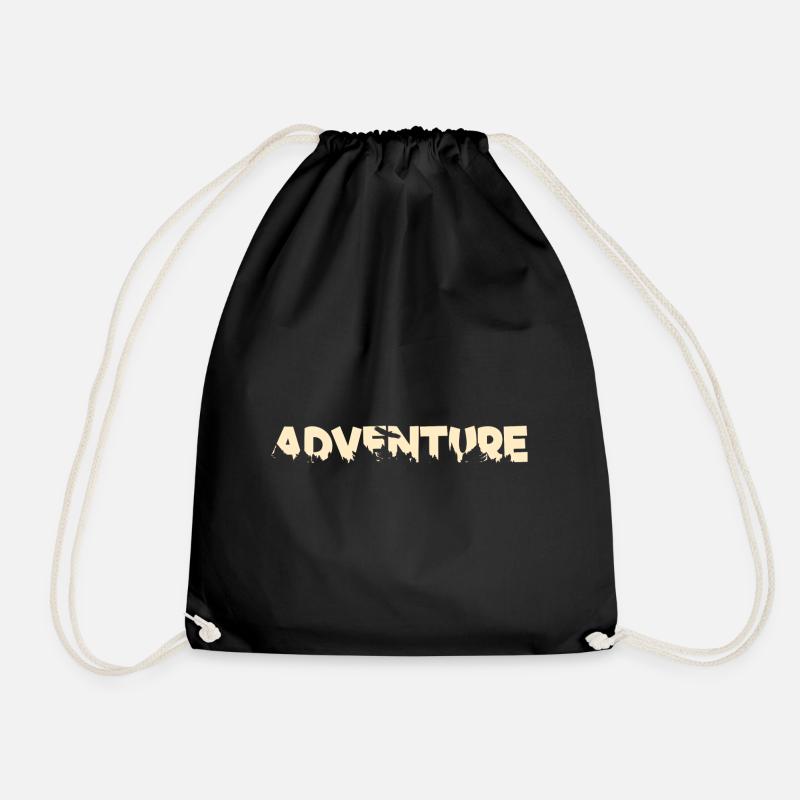 adventure - Turnbeutel - Schwarz