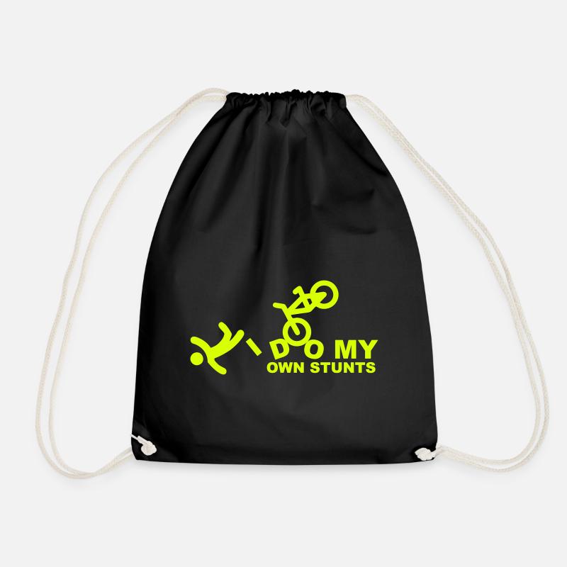 I do my own Stunts (D00112) - Turnbeutel - Schwarz