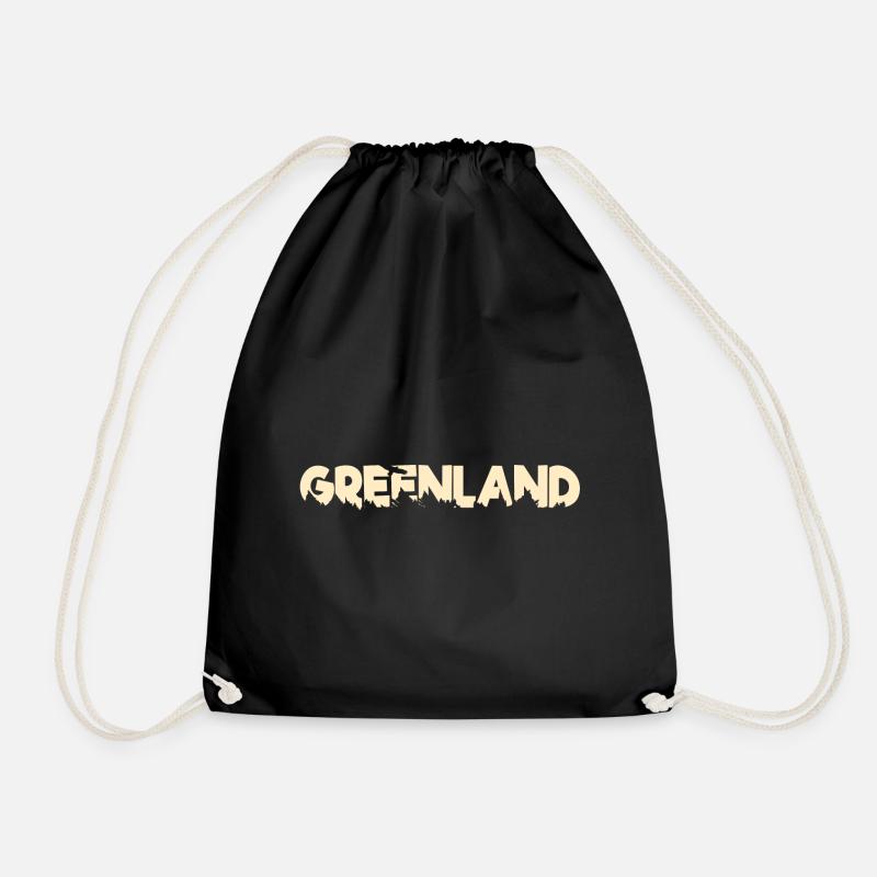 Grönland - Turnbeutel - Schwarz