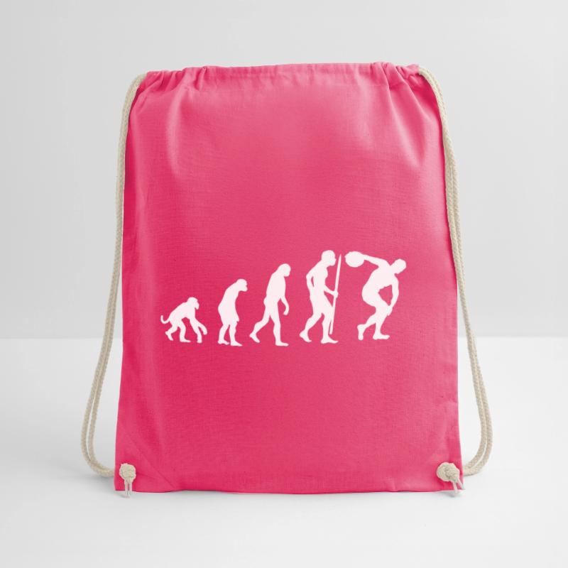 Evolution Diskuswurf Athlet Diskuswerfer Turnbeutel