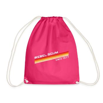 Rebel Scum - Movie Quote Scum Rebels - Drawstring Bag - fuchsia - Front