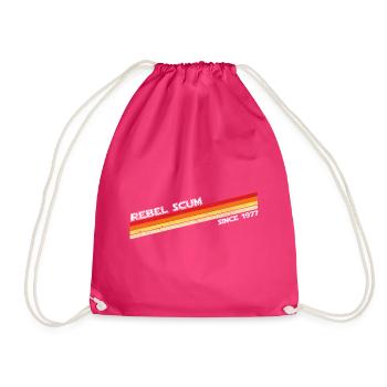 Rebel Scum - Movie Quote Scum Rebels - Drawstring Bag - fuchsia - Front