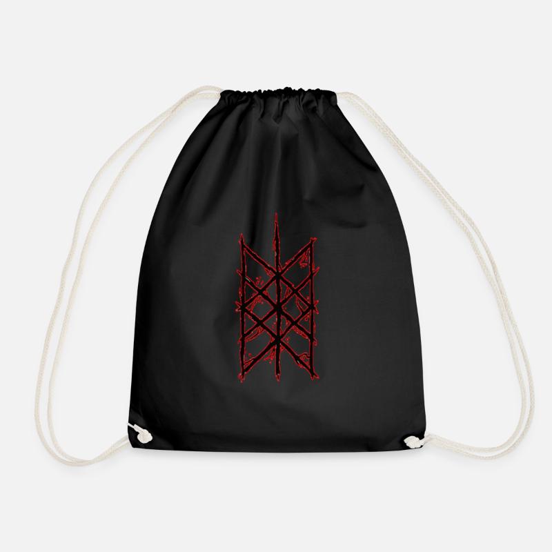 Web of Wyrd - Drawstring Bag - black